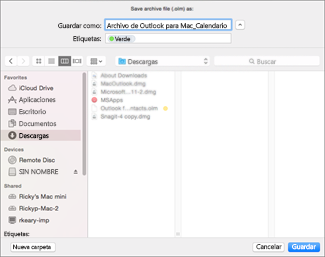 Outlook mac export specific folder